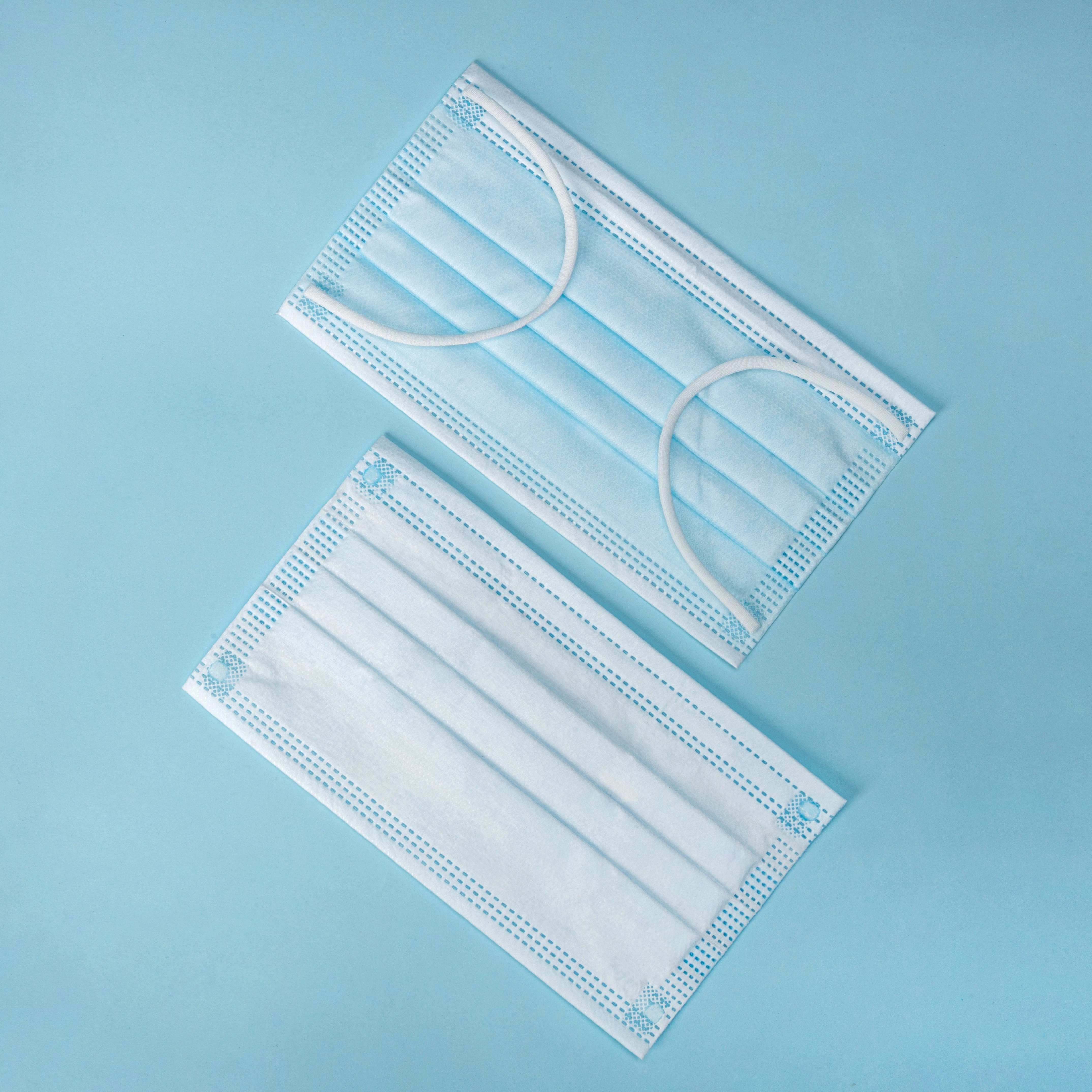 General medical supplies SPRO Wholesale ASTM F2100 Level 3 Surgical Mask with 4-layer for Hospital Use CE Medical Face Masks