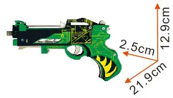 Custom Colorful 3d Puzzle rubber band gun machine green Gun Toy OEM FSC for adults and teenagers