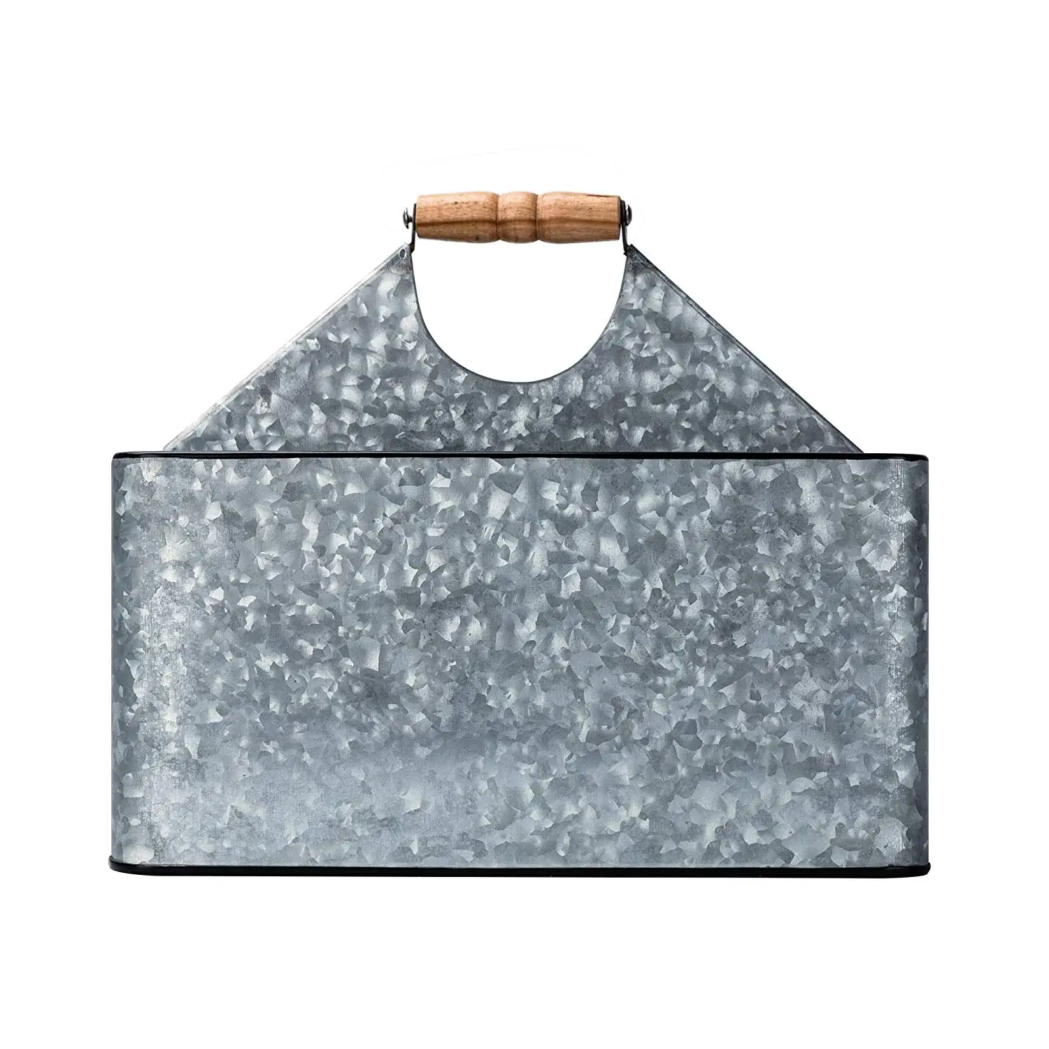 Galvanized steel Tidy organiser compartment Carry-all Tote Tray Tool Storage Beer Caddy