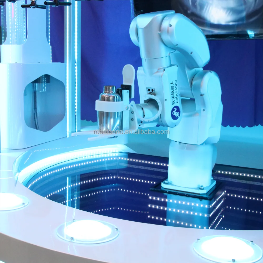 Automatic 6 Axis Robot Bartender Vending Machine Card Payment Cocktail Intelligent At Bar And Home Party