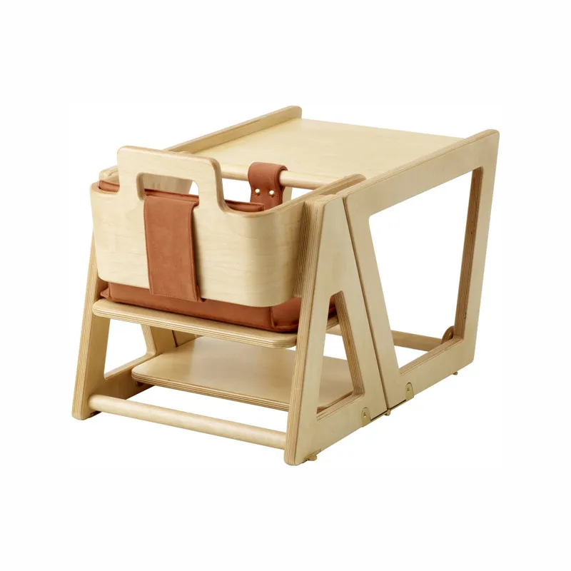 High chair kids dining Easily transformed into a play chair Child-friendly  in very high quality