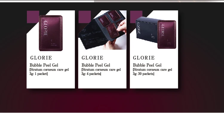 Japan maintain moisture remove dead skin bubble remover fruit gel