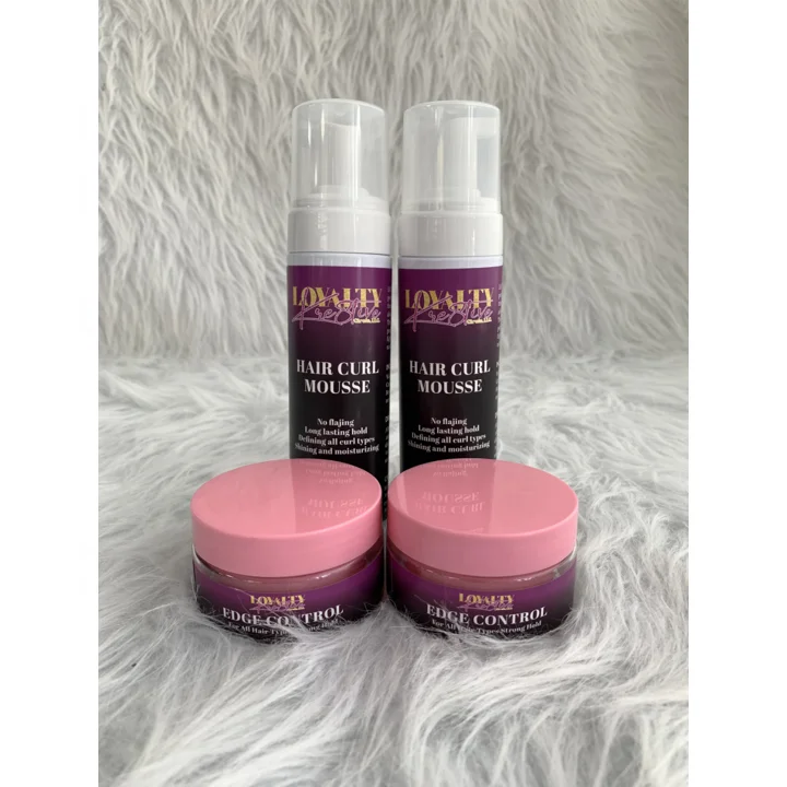 Factory wholesale strong hold Low MOQ LOGO Custom edge control with private label vendors