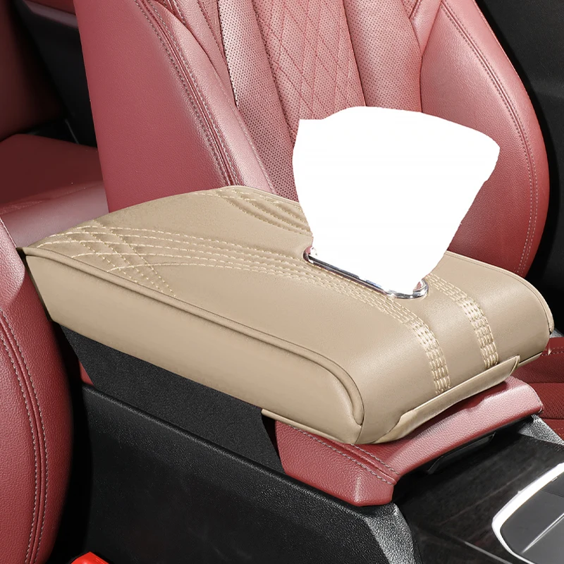 Marcan Car Armrest Cushion Cover Pad Universal Fit For All Cars Car Interior Accessories
