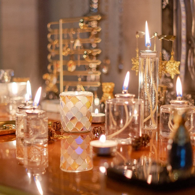 Iflame Decorative Manufacturing 10 hours burning time Paraffin Liquid Oil Candle