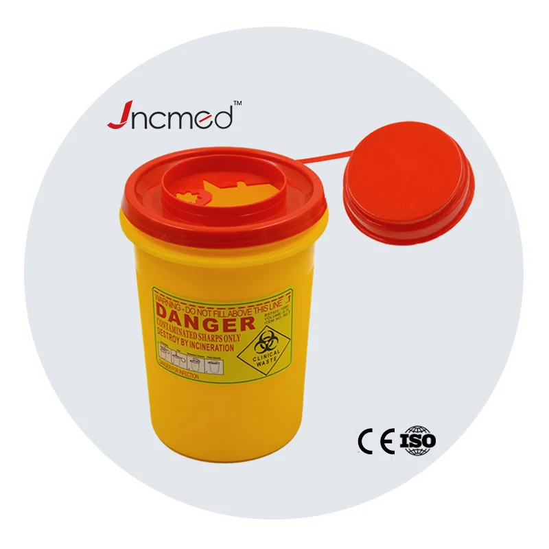JCMED safety box 0.7L sharp container disposable medical sharps containers