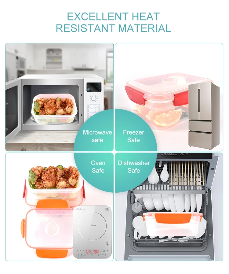 
Wholesale price box storage container clear plastic food storage container airtight 