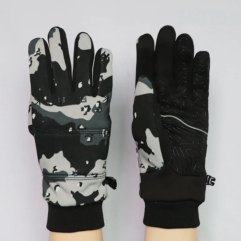 Winter Thermal Stretch Windproof Non-slip Motorcycle cycling Sports Gloves