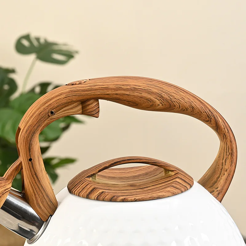 2.5L Stainless Steel Whistle Kettle Tea Pots Portable Stovetop Kettle With Handle Universal Kettle for Gas Induction Cooker