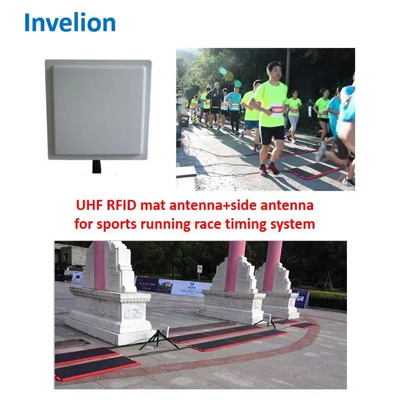 RFID дальность 12dbi круговая поляризованная антенна Водонепроницаемая метка Диапазона UHF для синхронизации гонки триатлона