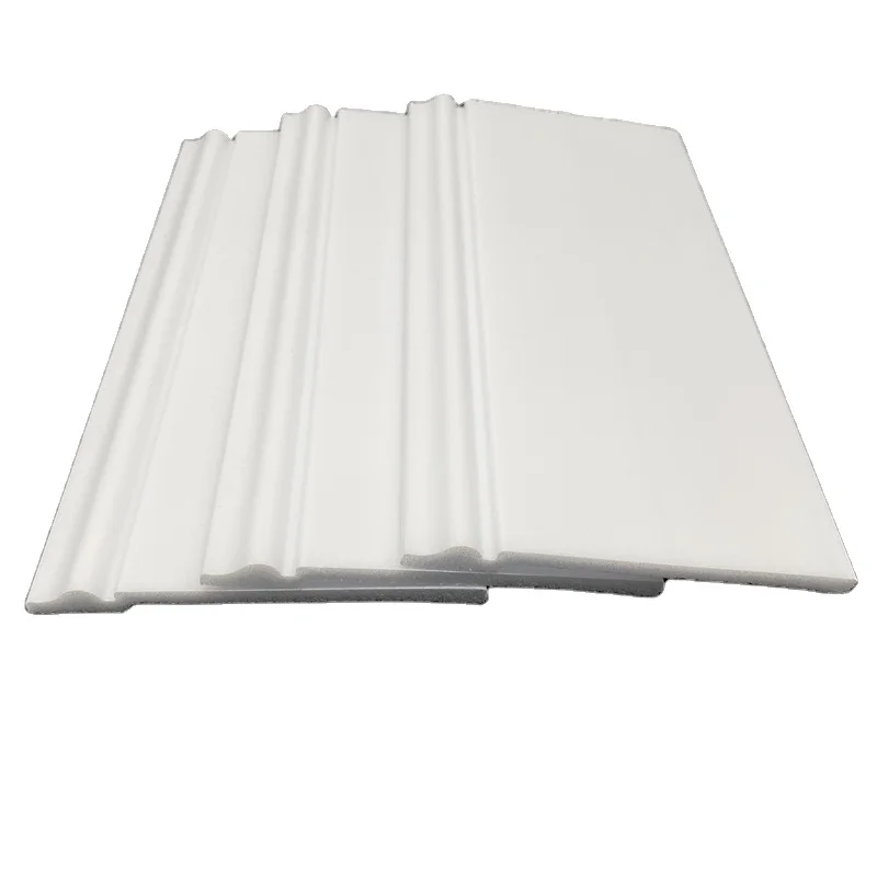 Home Decorative Modern Flooring Accessories Polystyrene Ps Waterproof Skirting Base Board Trims Plastic Baseboard