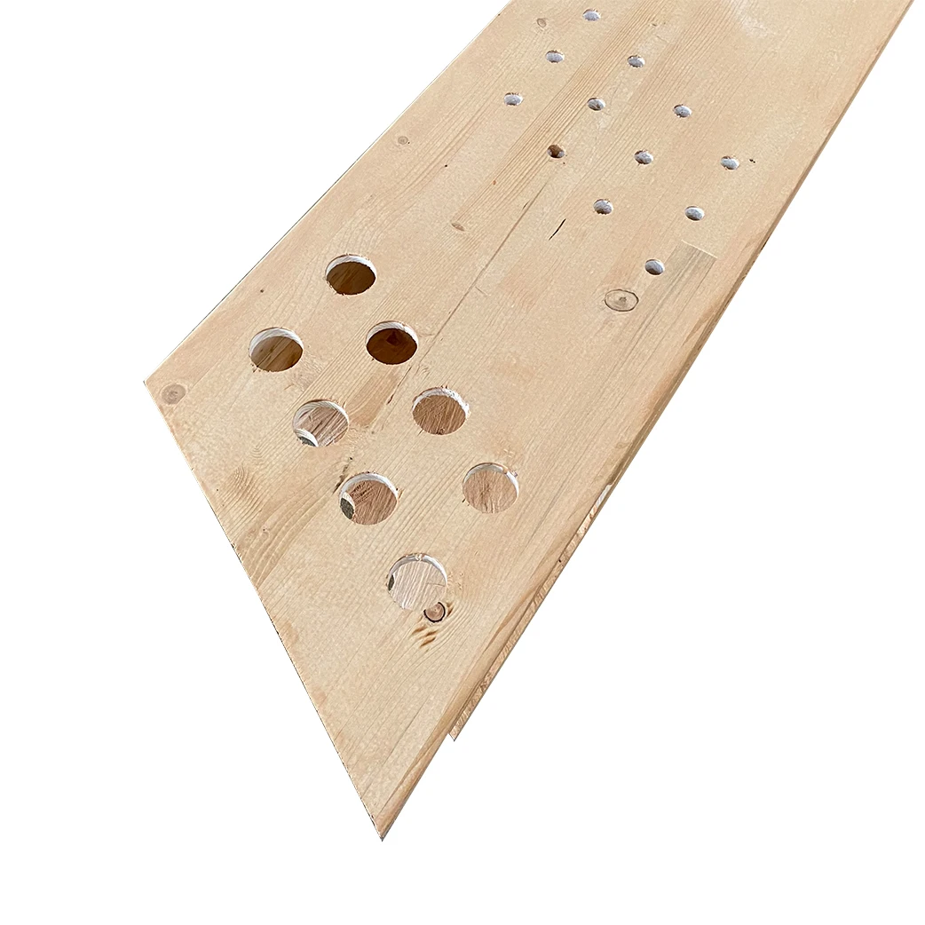 Glue Laminated Timber Chinese Factory Mass Timber For Building Project Glulam Beam Sizes