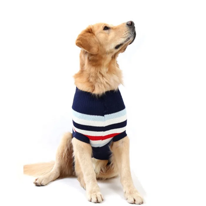 Winter Warm Extra Polyester Large Dog Sweaters for Big Dogs 2 Colors