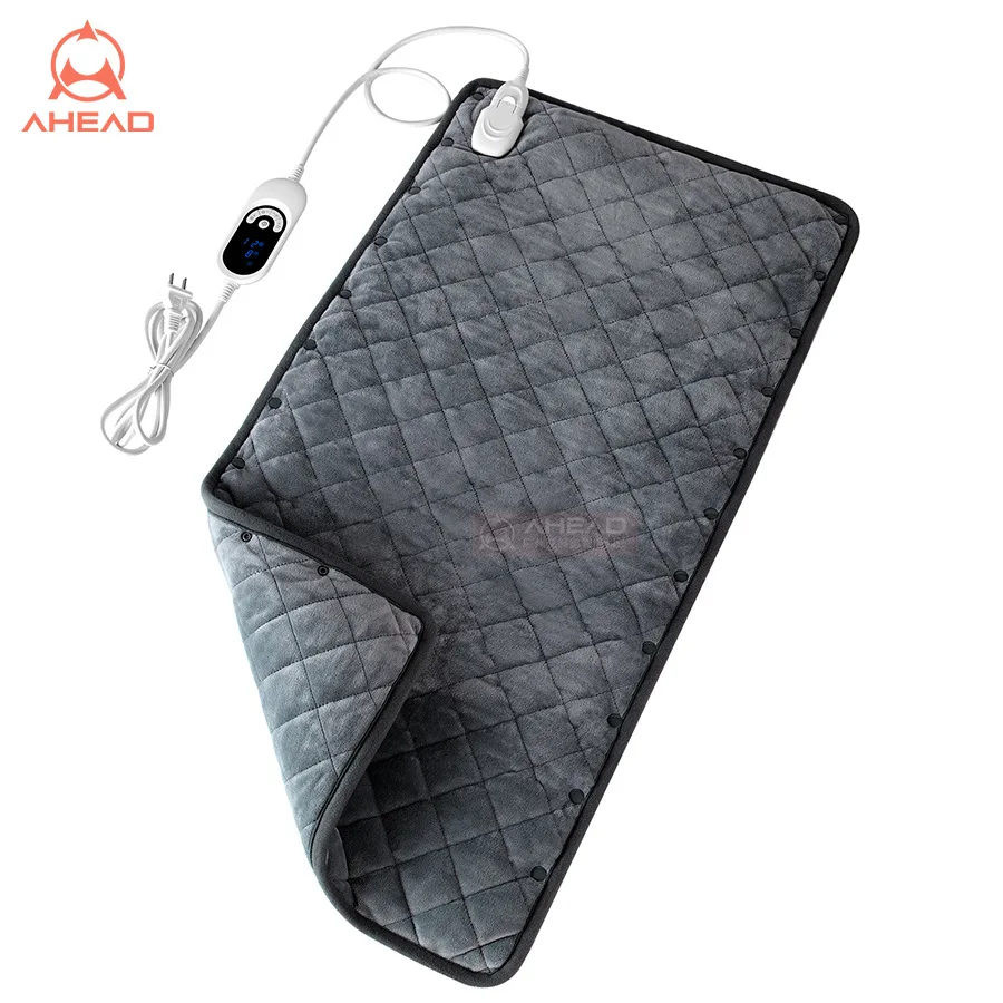 wholesale 33x17 carbon fiber far infrared heating blanket shoulder and neck warm up electric heater warm blanket