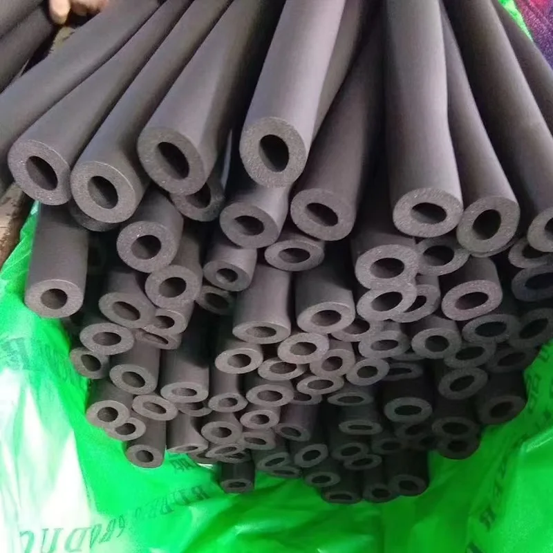 Pvc/nbr rubber plastic insulated pipe Foam pipe for petroleum 20mm Neoprene Nitrile closed cell pipe