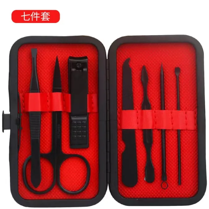 2024 New YD Hot Selling Manicure Set Nail Clippers Pedicure Kit -18 p With Leather Case