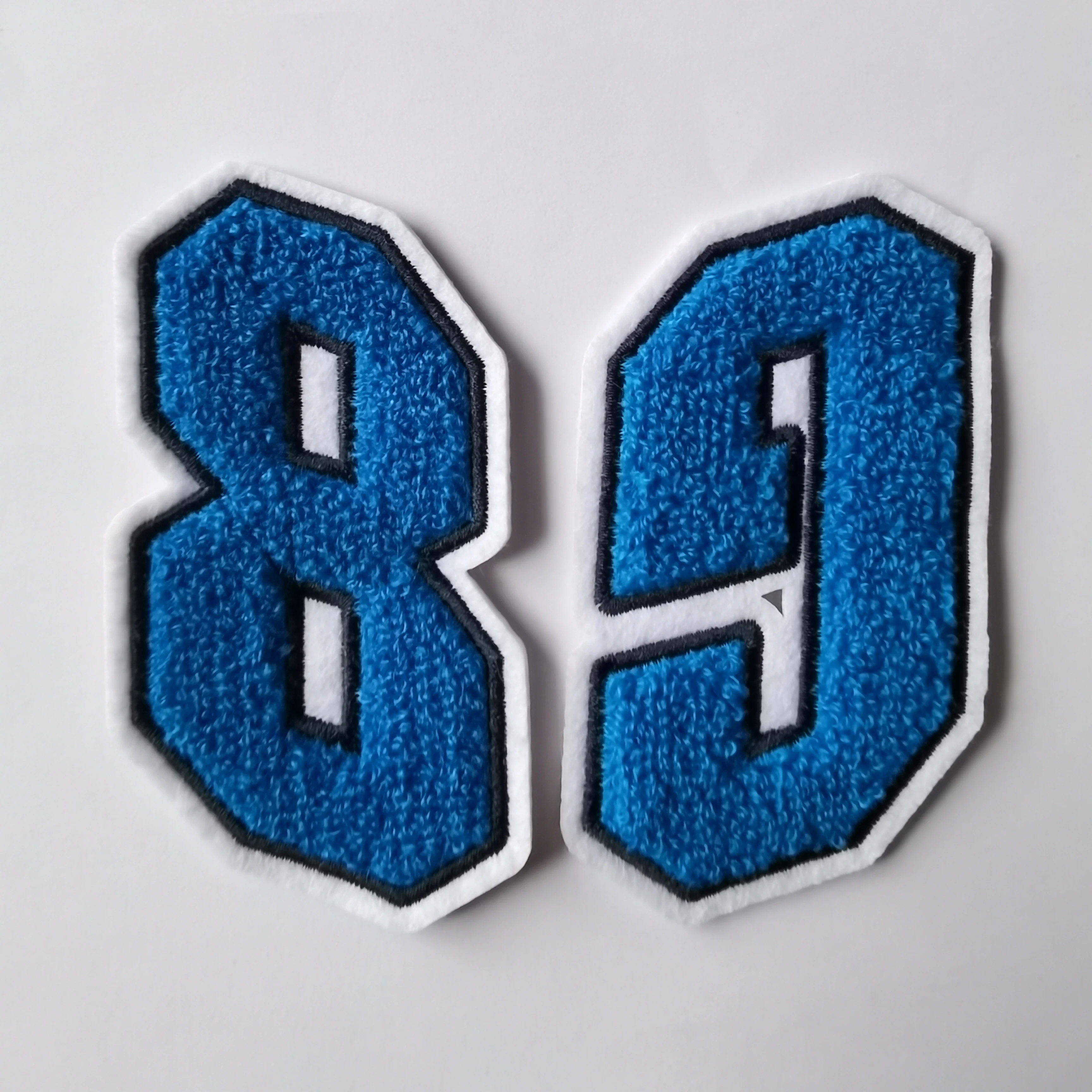 BL0104-Sportswear Embroidered Badge Wholesale Custom Embroidery Letters Iron On Fabric Patches for Clothing