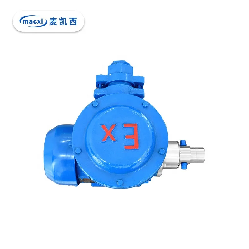 Magnetically coupled gear pumps with electro-magnetic drive gear explosion proof AC asynchronous motor pump
