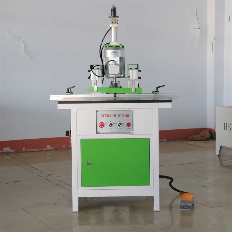 QDLW Multi-spindle Double Rows Wood hole Drilling Machine Wood Boring Machine
