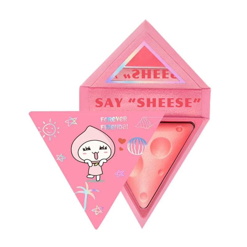  Сырные Румяна пластина натуральный нюдовый макияж оранжевый PinkMAFFICK маленькие