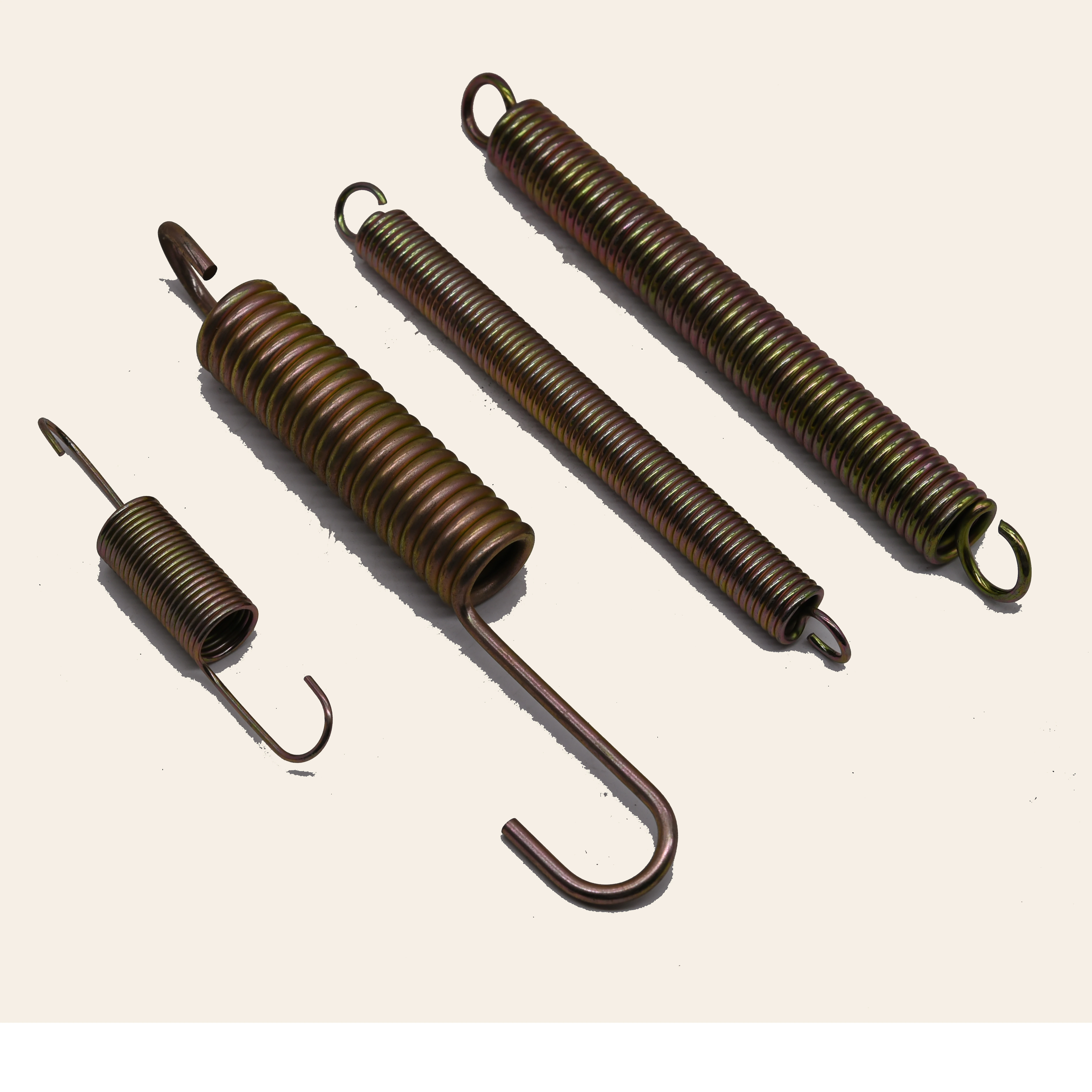 5.0mm Diameter Steel Tension Spring Pullback Draught Wire with 30mm Outer Diameter Compression Coil Extension in Spiral Style