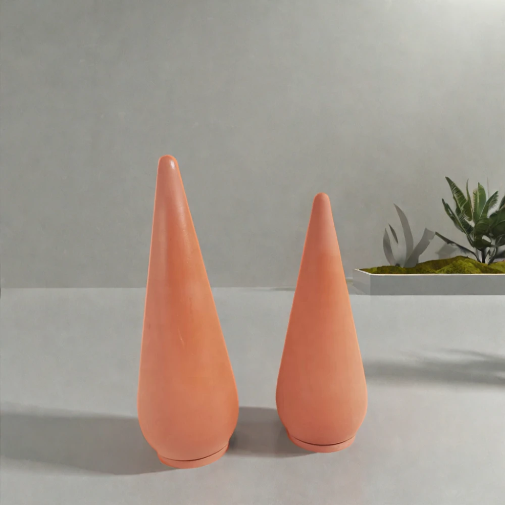 Factory-Sold Terracotta Watering Spikes Clay Olla Pots Garden Use Flower Pot Irrigation System for Plants & Watering