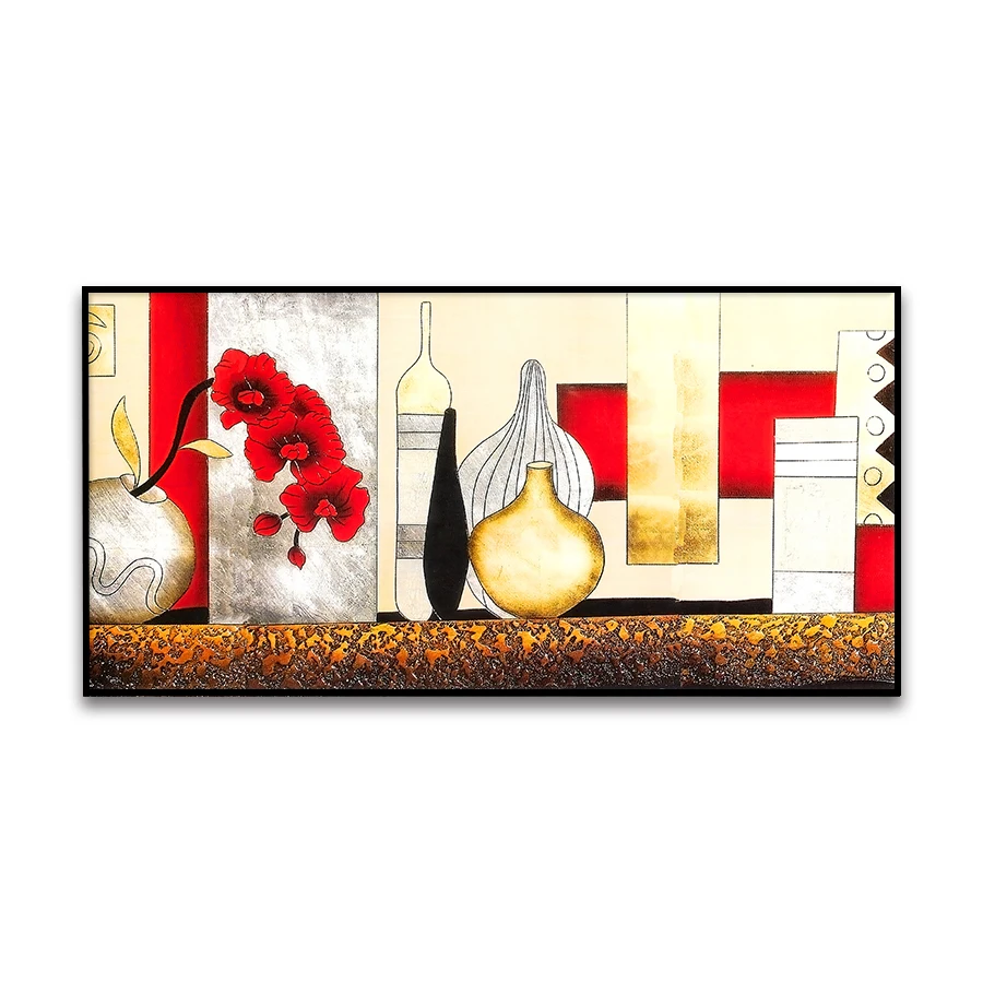 Cross Stitch Kits Embroidery DIY Needlework 11CT Stamped Kit and 14CT Counted Set for Home Decoration Patterns Flowers NCMF104