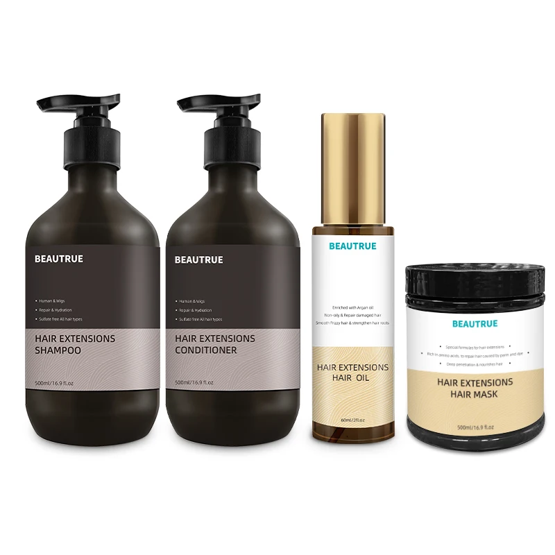 drop shipping products wig shampoo and conditioner Jojoba Seed Oil hair extension shampoo and conditioner private label