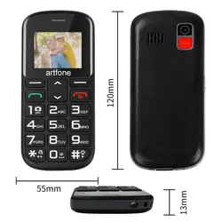Artfone CS182 Big Button Mobile Phone, Senior Unlocked Mobile Phone with Dock and 1400mAh Battery.