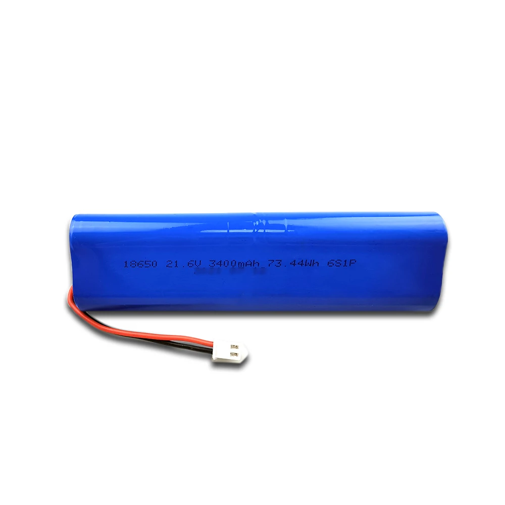 21,6 V 3350mAh Цилиндрический литий-ионный аккумулятор 18650 6S1P Аккумулятор под заказ