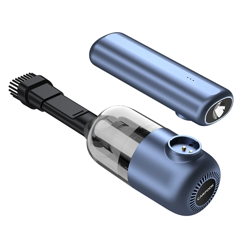 Mini Portable Inflator/pump High Suction Vehicle Vacuum Cleaner Wireless Handheld Car Vacuum Cleaners With Wash HEPA Filter