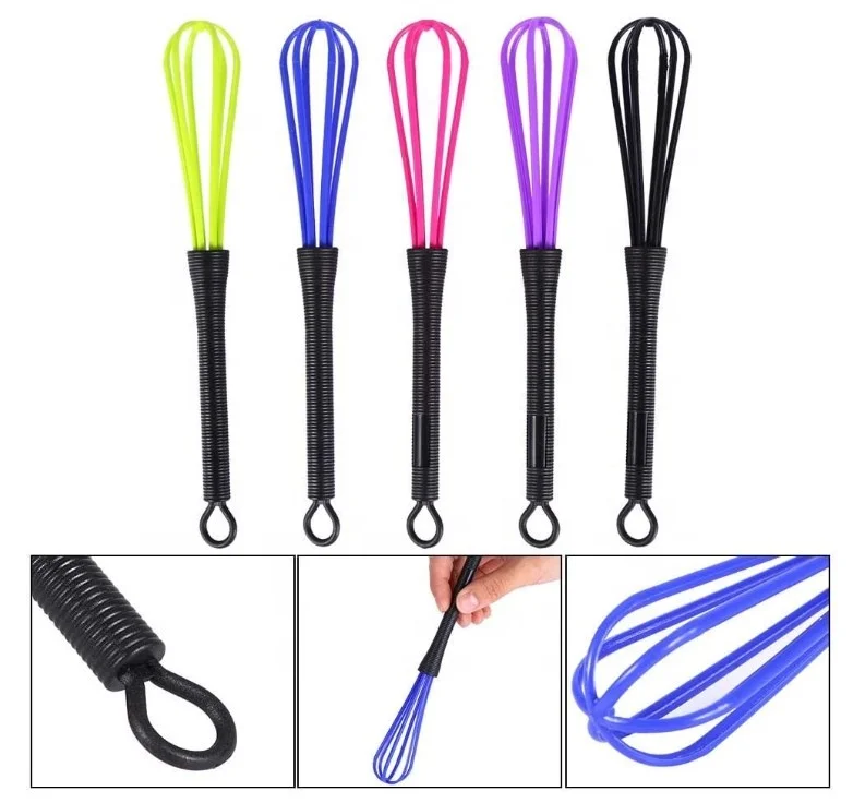 Wholesale Custom Hair Dye Color Brush and Mini Plastic Balloon Whisk Set