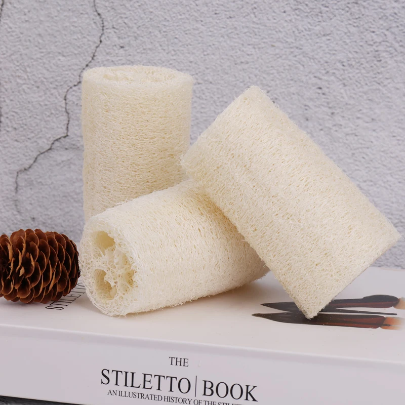 Wholesale Price Dish cleaning 100% Natural raw material Bath Sponge Body Scrubber Loofa Luffa Loffa loofah for kitchen cleaning