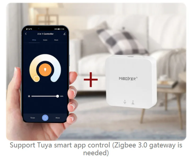 PZ2 2 в 1 светодиодный контроллер Zigbee 3 0 4 г выход Макс 20 А яркость и цветовая температура регулируемый режима выхода
