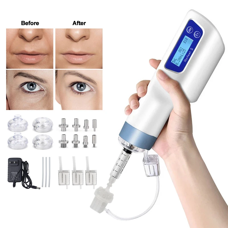 Haifeel wrinkle removal injector 9 pins pressure water meso mesotherapy gun