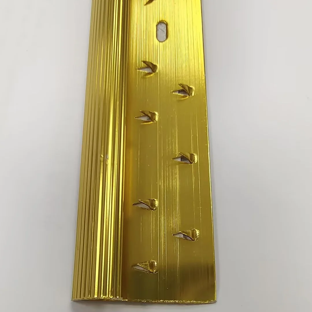 Custom Edge Transition Carpet Tack Strips Trim Aluminum carpets Transition strips