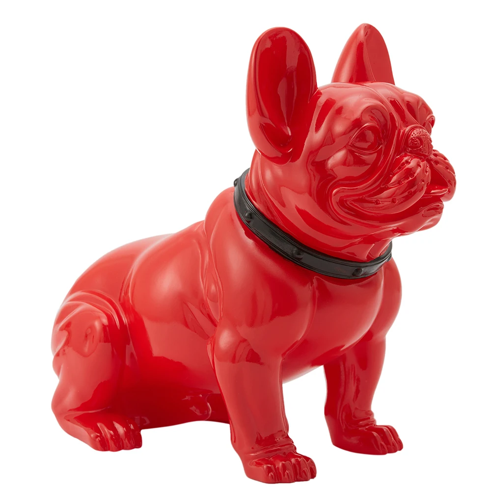 Cute Puppy Pet Model Cheap Plastic French Bulldog Dog Mannequins Sitting Cool Small Dog Clothing Display Model