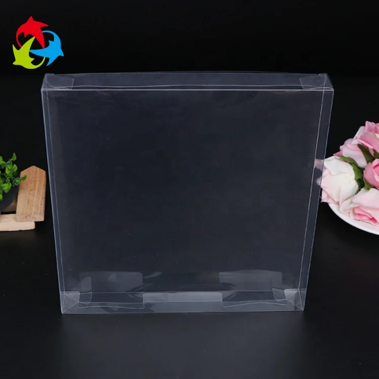 Small gift display clear transparent plastic box