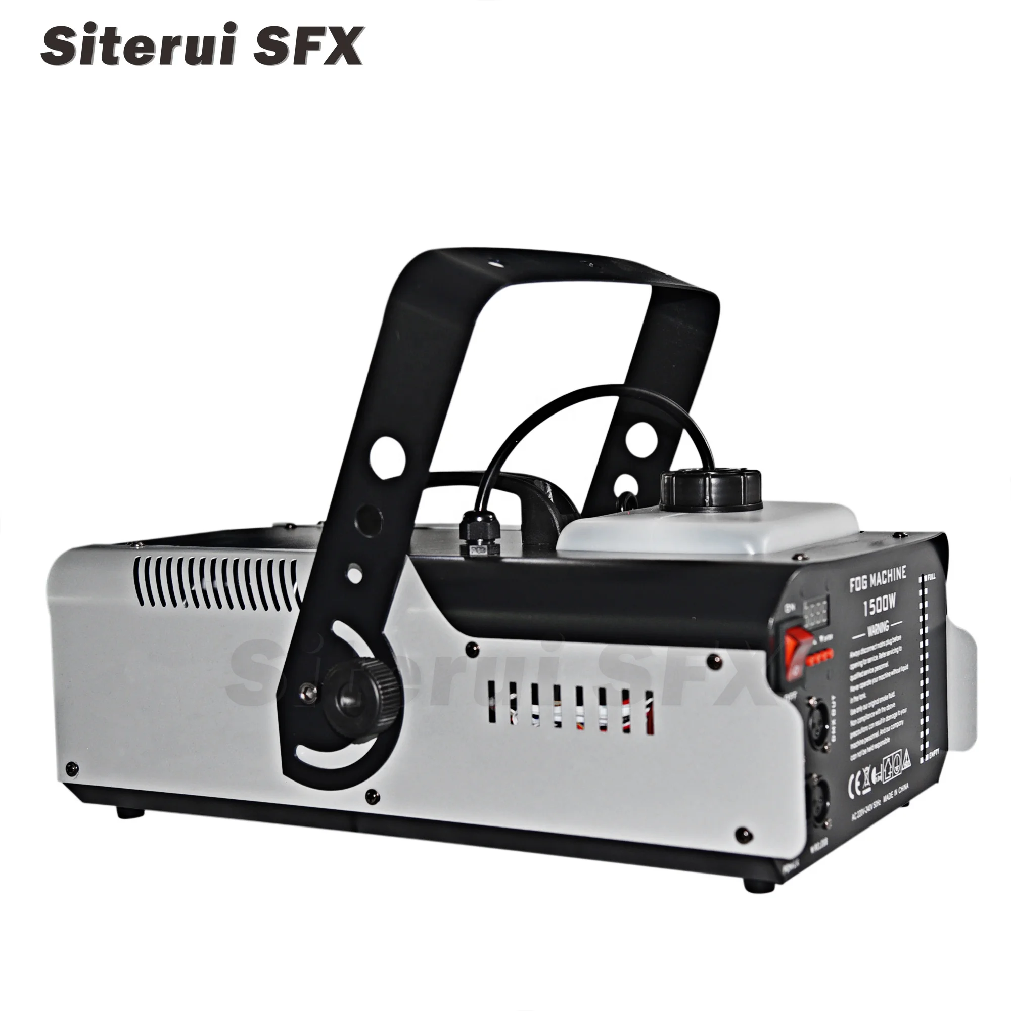 Siterui SFX 1500W stage special color smoke manufacturing equipment Factory sell stage machine 9 3W color light fog machine
