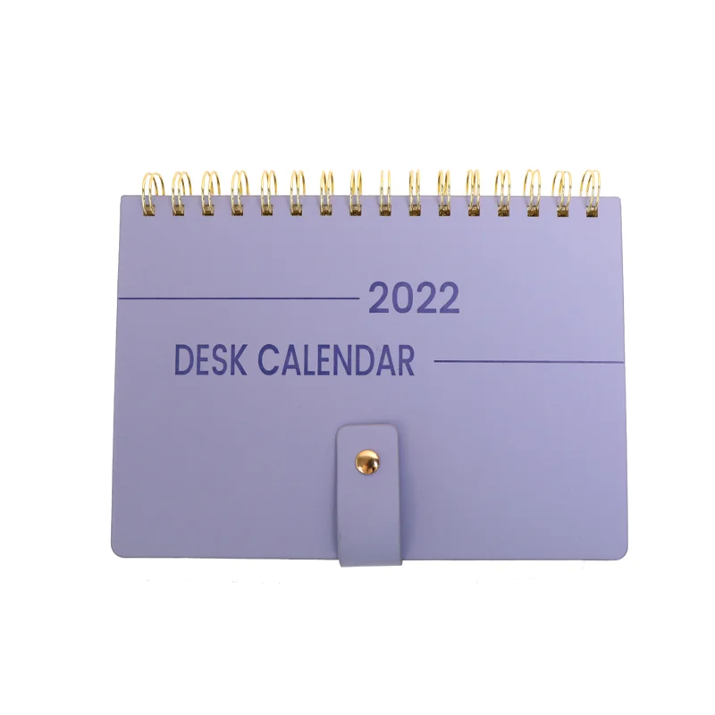 2021-2022 Desk Calendar 14 Month Work Pouch Plan Macaron Candy Color Desktop Decoration Custom