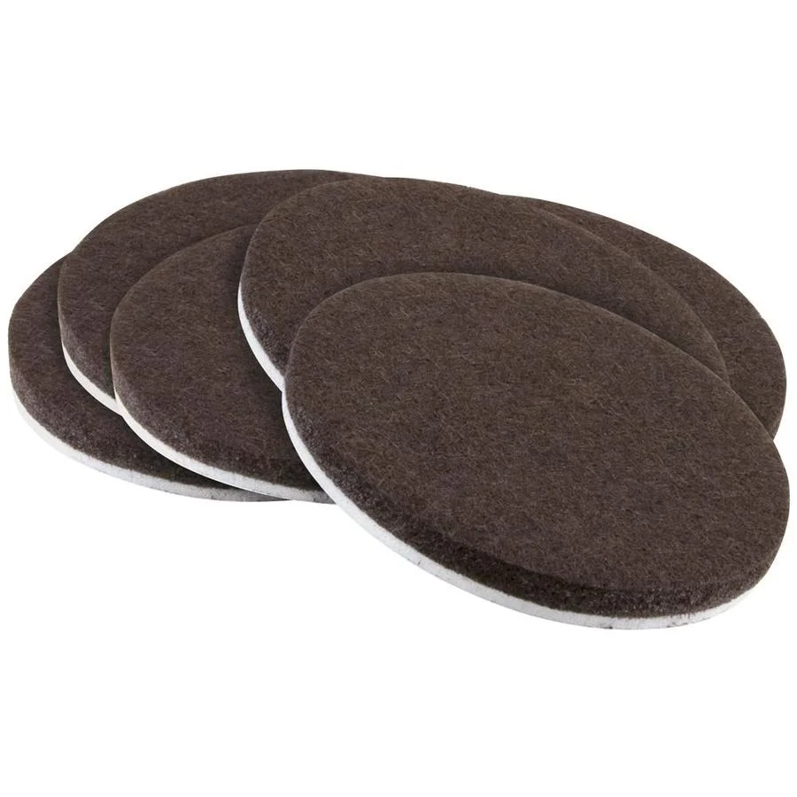 Self adhesive antiskid floor protectors felt pad felt furniture pads wool felting pad