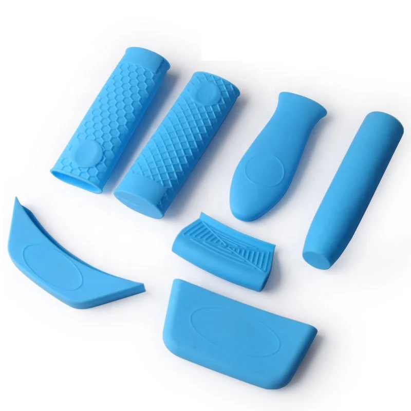 Custom Soft Silica Gel Heat-Resistant Anti-Slip Silicone Pot Handle Insulation Cover