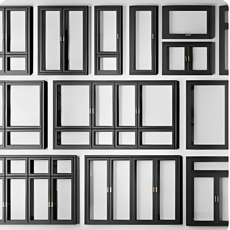 Custom Size Material Sliding Windows Door Double Glass Hurricane Impact Aluminium Sliding Window From Chinese Manufacturer