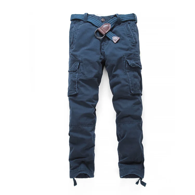 
commando cargo baggy pants with pockets custom printed military multi pock trousers mens outdoor casual workers cargo cargo blue 
