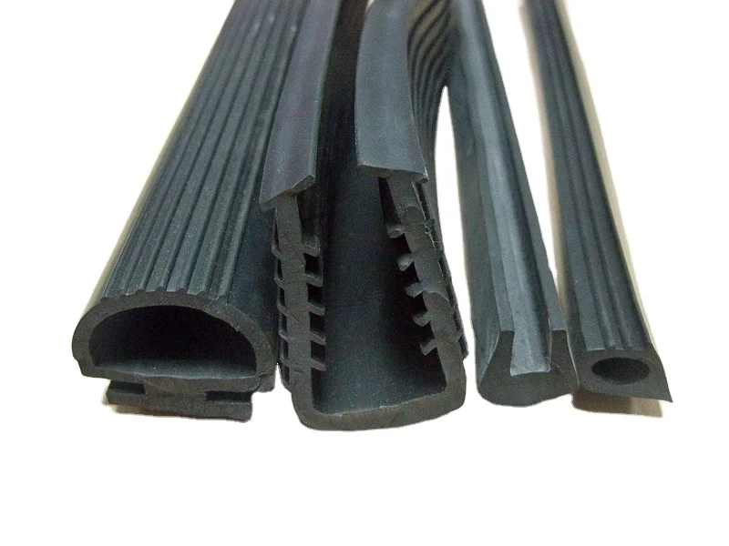 Top Quality flock lined window rubber glass seal strip