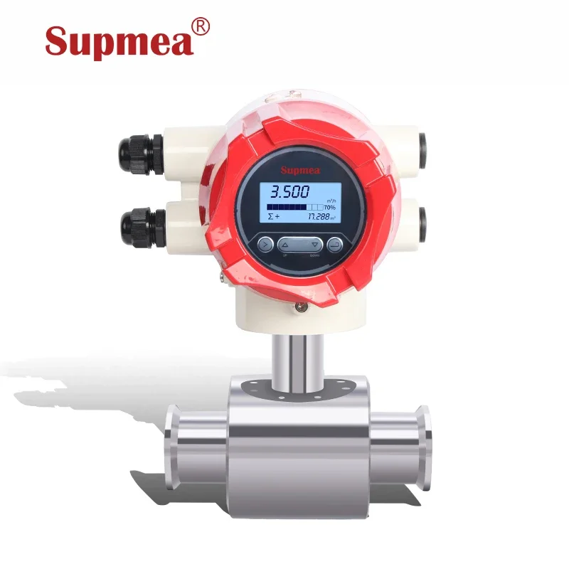 acid resistant flow meter ss316 flow meter water electromagnetic  flow meter dn200