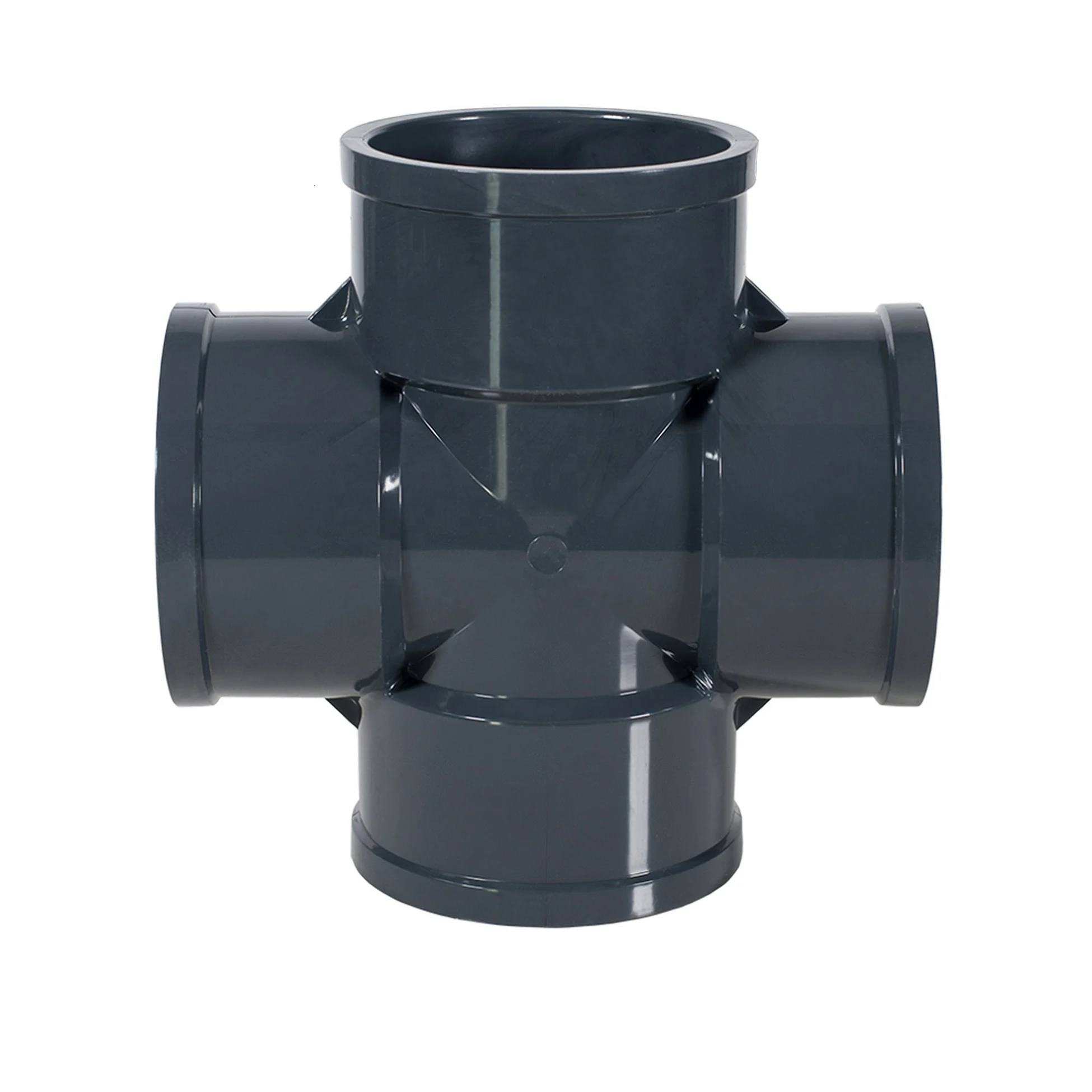 High performance Cross Fitting for Pipes  Pn16 and Pn10 Super Quality Wholesale between DN32 and DN315 cross type fitting