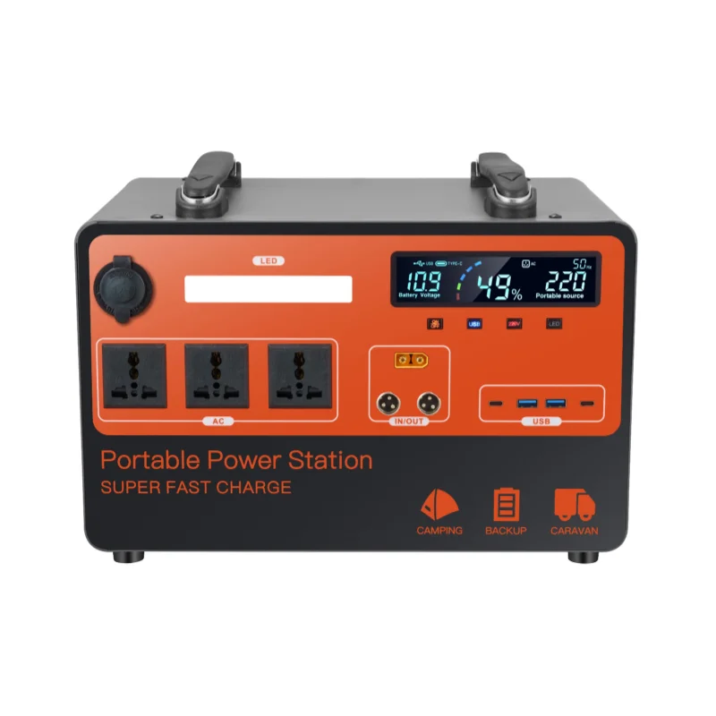 Portable Power Station 1700W 2000W Portable Power bank 2000Wh 2400Wh Solar Power Generator for Camping