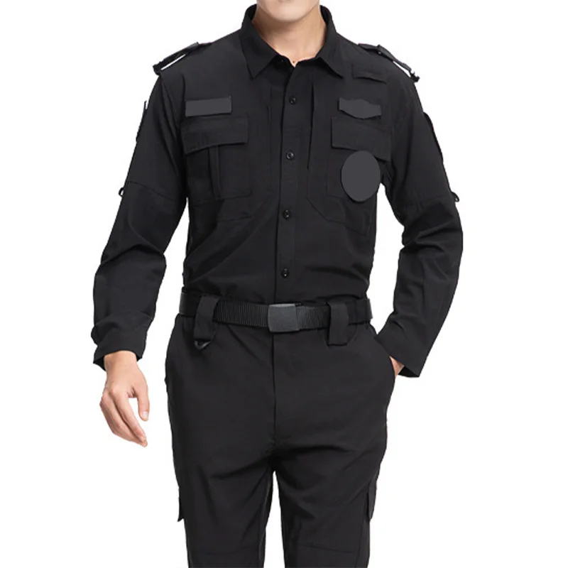 High quality long sleeve short sleeve custom security officer guard uniform security guard uniforms for sale