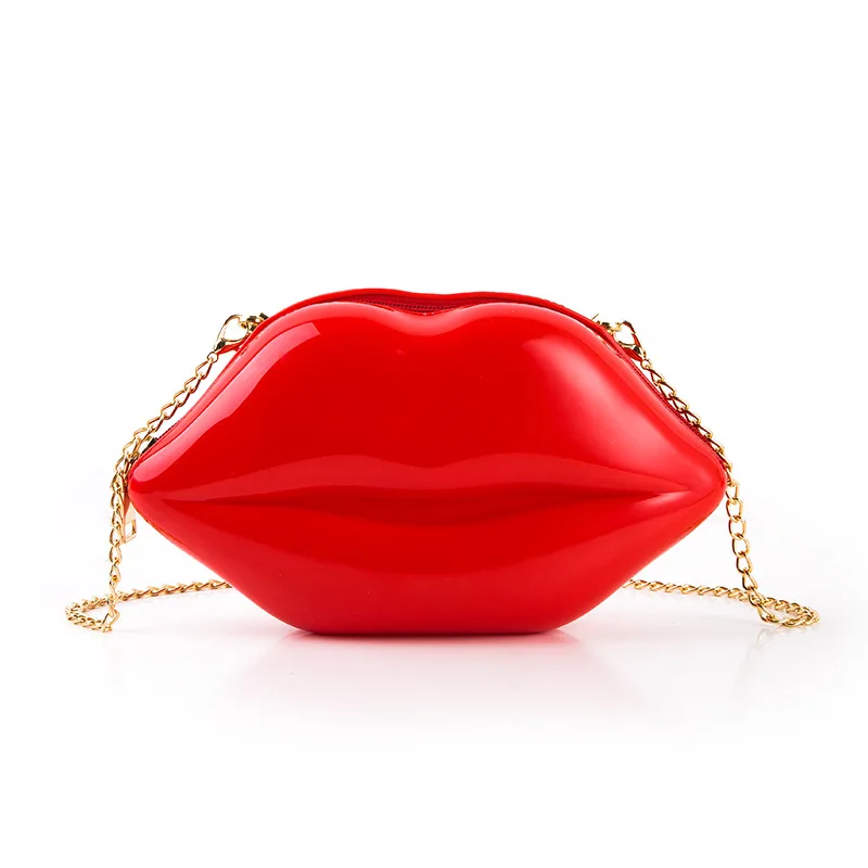 Latest designer mini small luxury fashion handbag little girls children kid jelly coin wallet lip shape purses hand bag